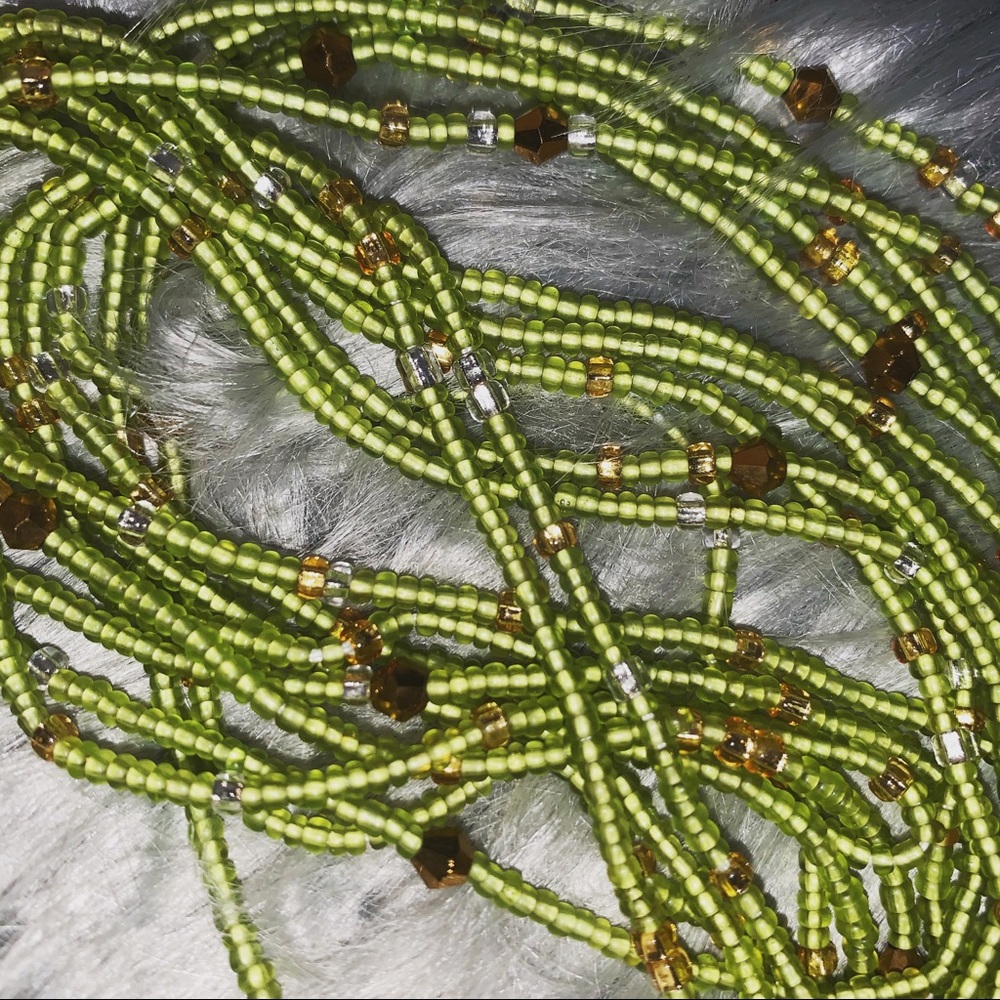 WAIST BEADS🚨LIME WITH A TWIST